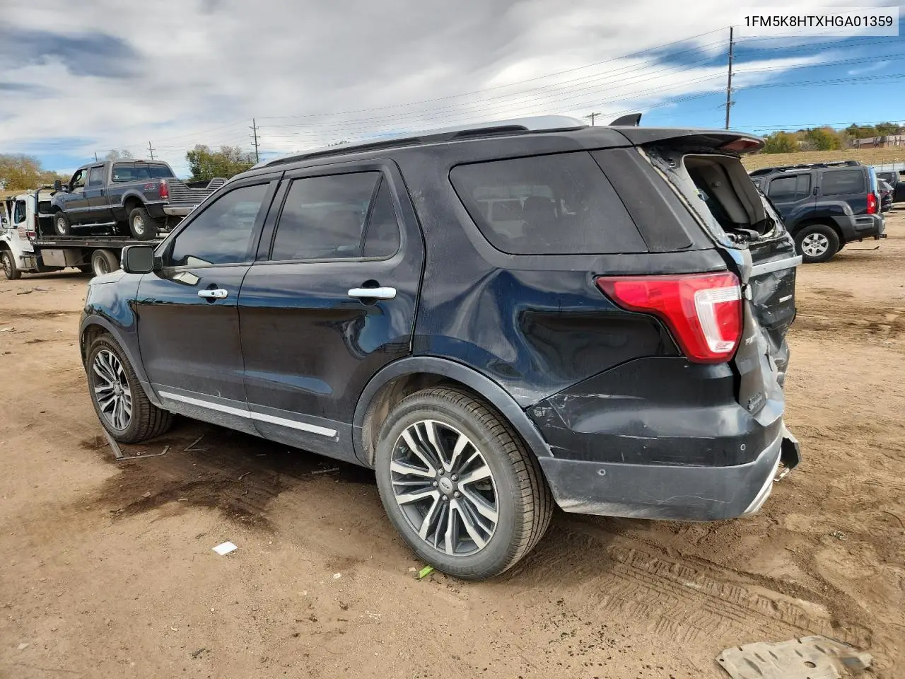 1FM5K8HTXHGA01359 2017 Ford Explorer Platinum