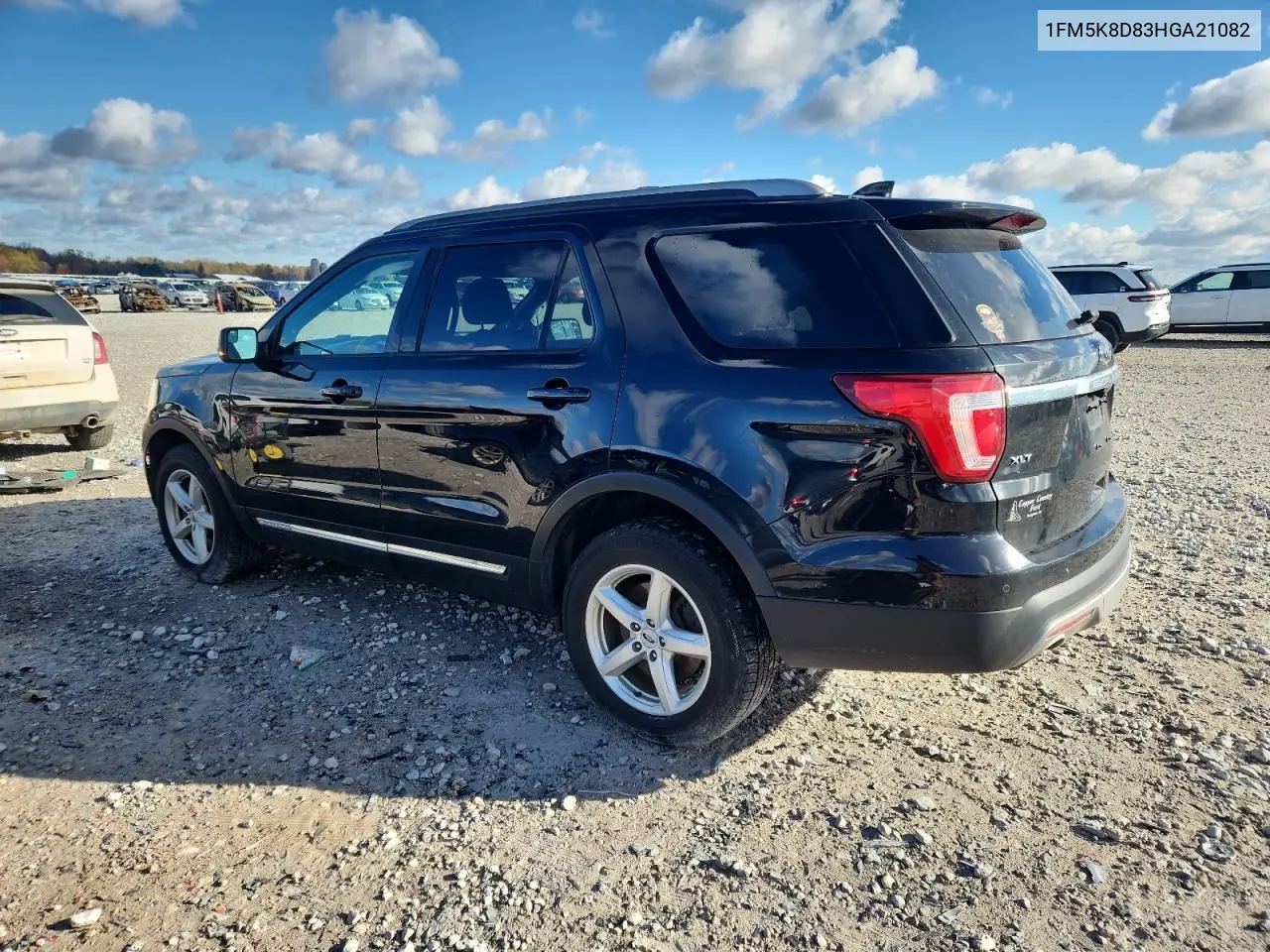 1FM5K8D83HGA21082 2017 Ford Explorer Xlt
