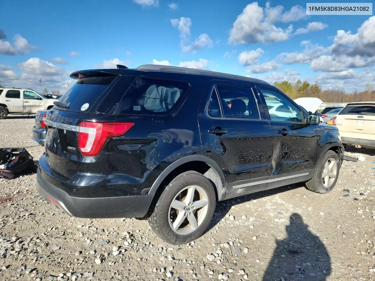 1FM5K8D83HGA21082 2017 Ford Explorer Xlt