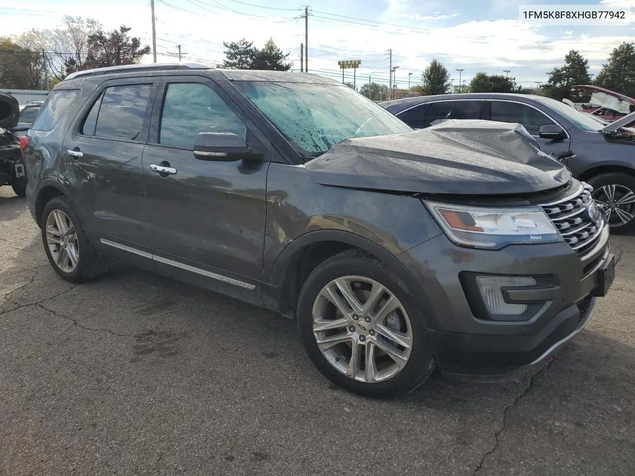 1FM5K8F8XHGB77942 2017 Ford Explorer Limited