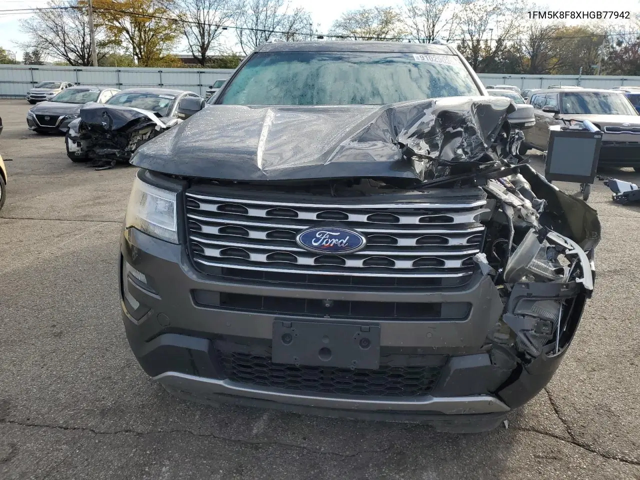 1FM5K8F8XHGB77942 2017 Ford Explorer Limited