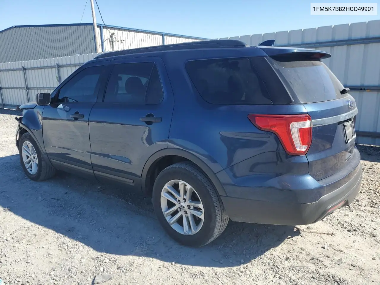 1FM5K7B82HGD49901 2017 Ford Explorer