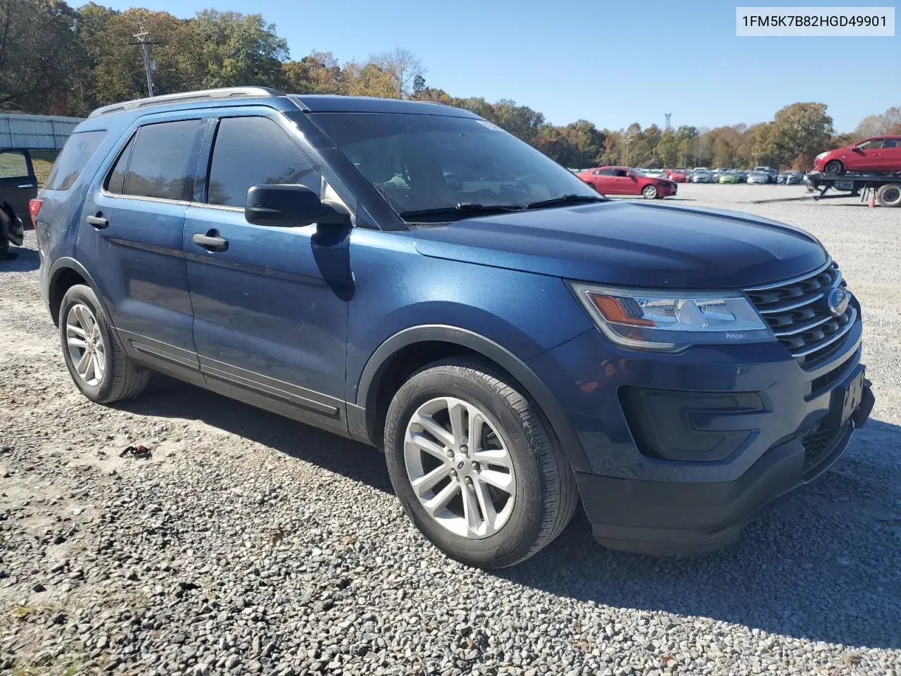 1FM5K7B82HGD49901 2017 Ford Explorer