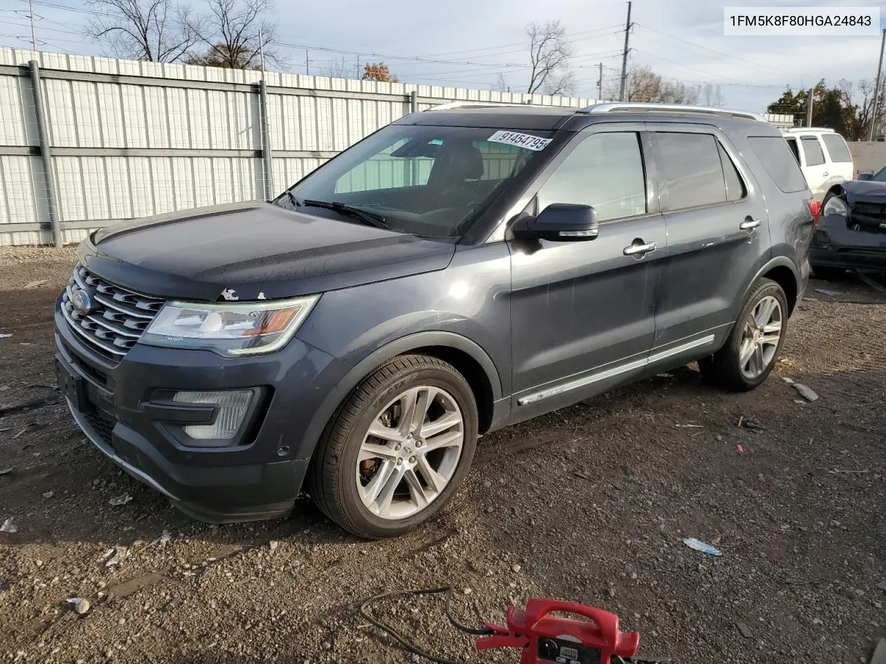 1FM5K8F80HGA24843 2017 Ford Explorer Limited