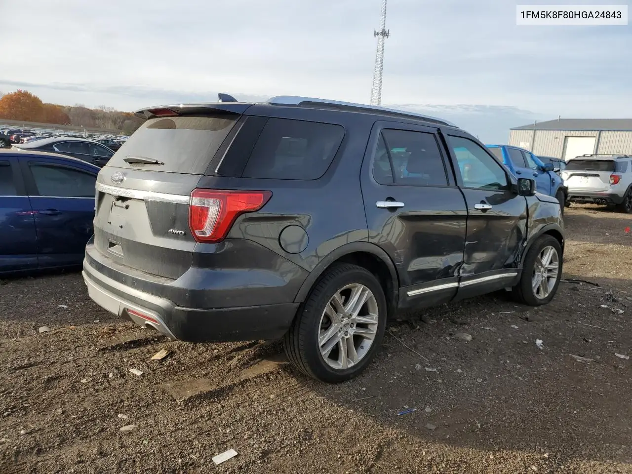 1FM5K8F80HGA24843 2017 Ford Explorer Limited