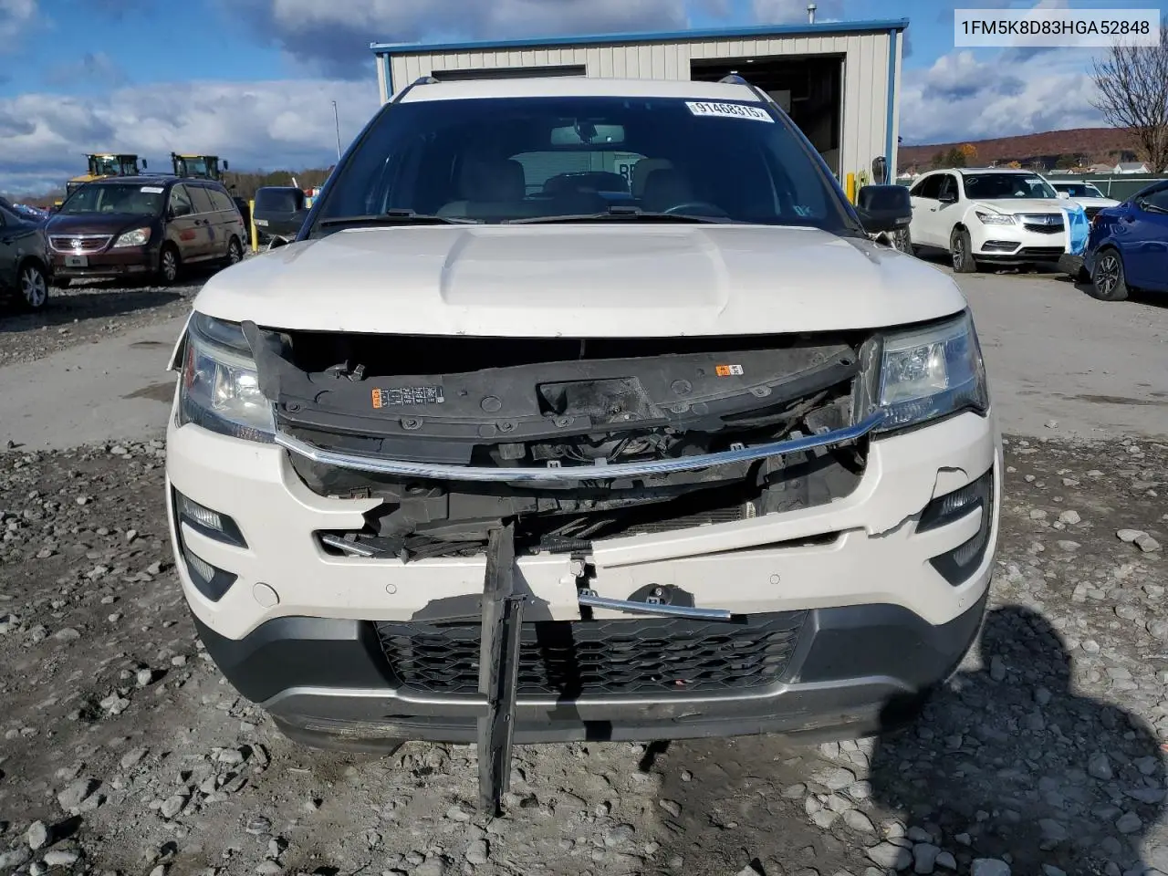 1FM5K8D83HGA52848 2017 Ford Explorer Xlt