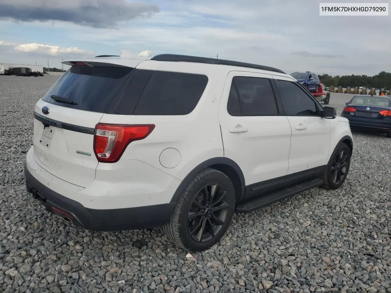 1FM5K7DHXHGD79290 2017 Ford Explorer Xlt