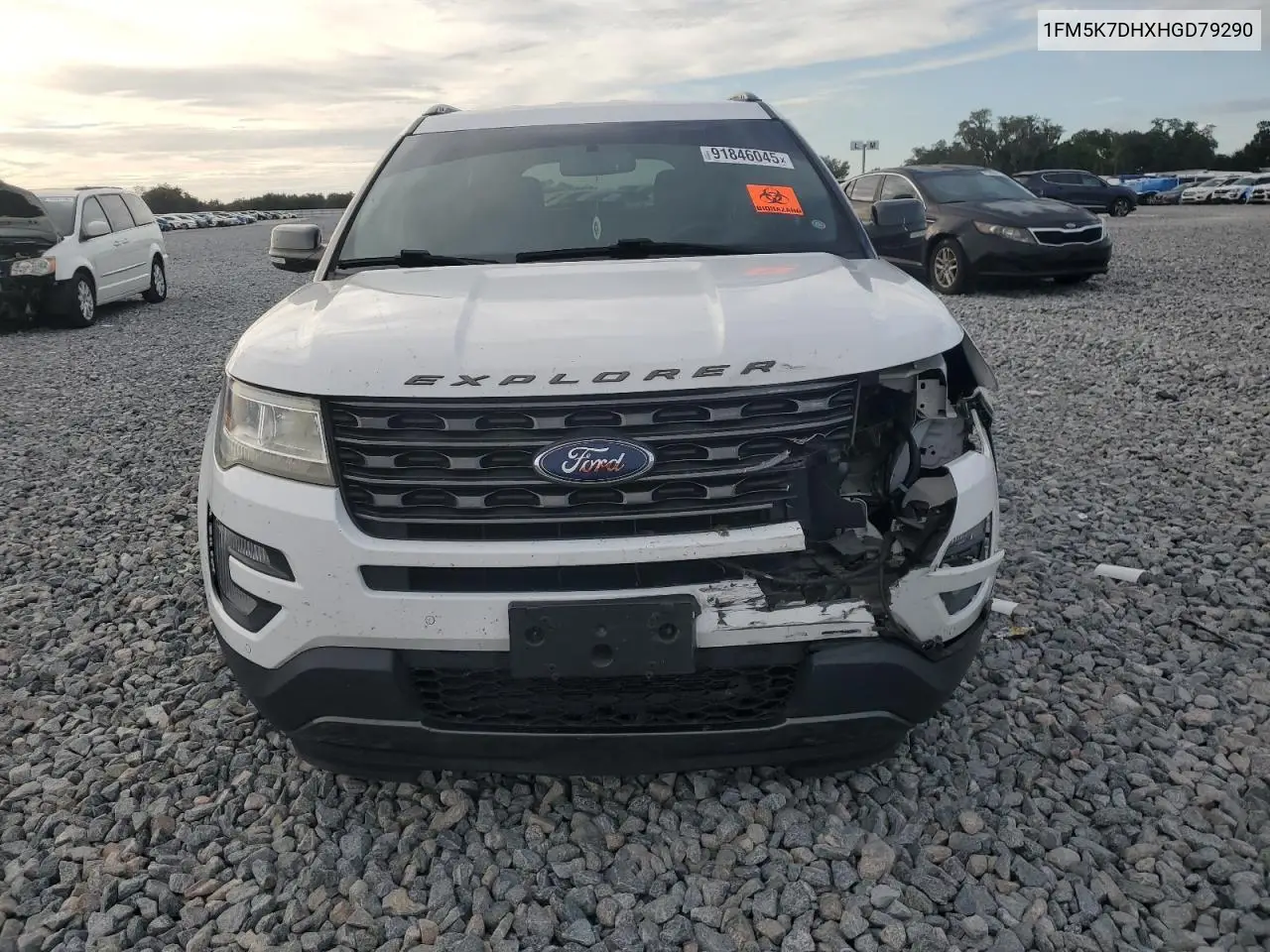 1FM5K7DHXHGD79290 2017 Ford Explorer Xlt