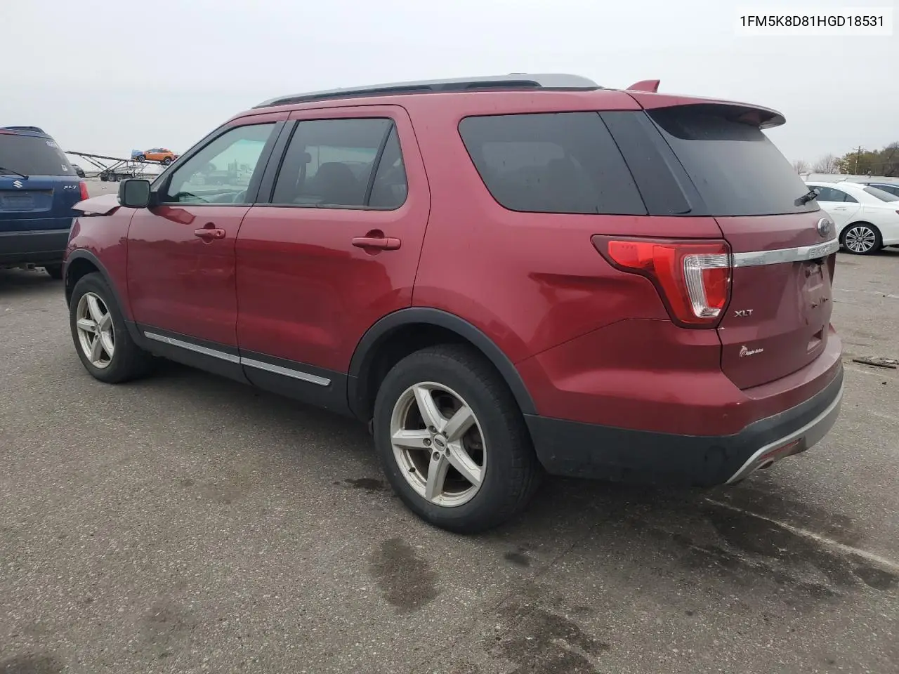 1FM5K8D81HGD18531 2017 Ford Explorer Xlt