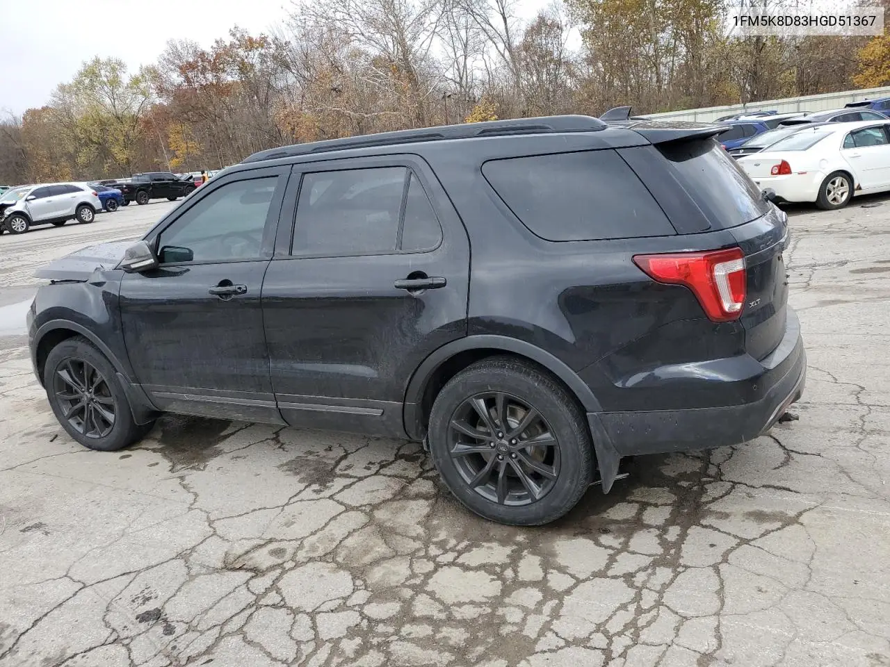 1FM5K8D83HGD51367 2017 Ford Explorer Xlt