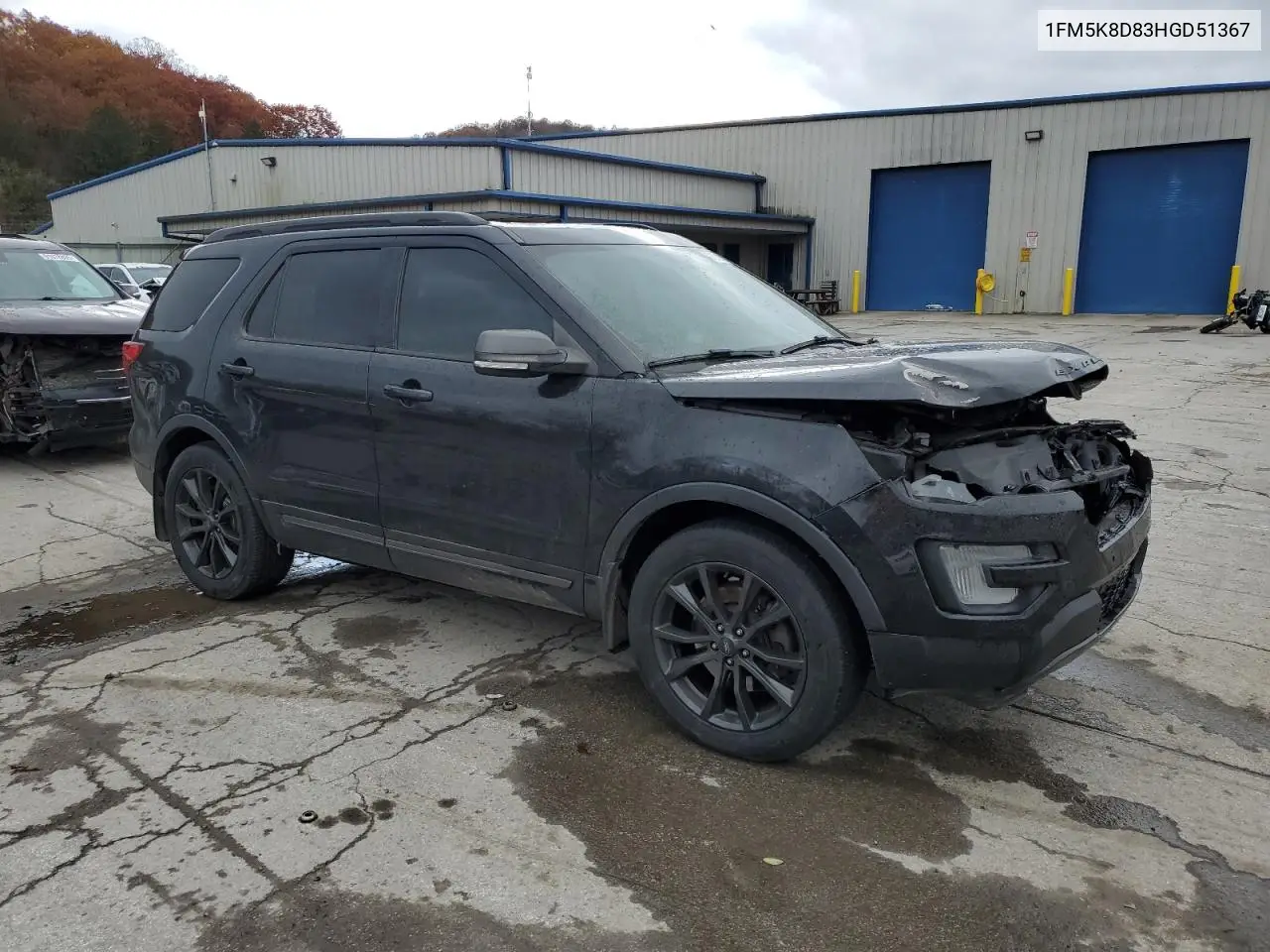 1FM5K8D83HGD51367 2017 Ford Explorer Xlt