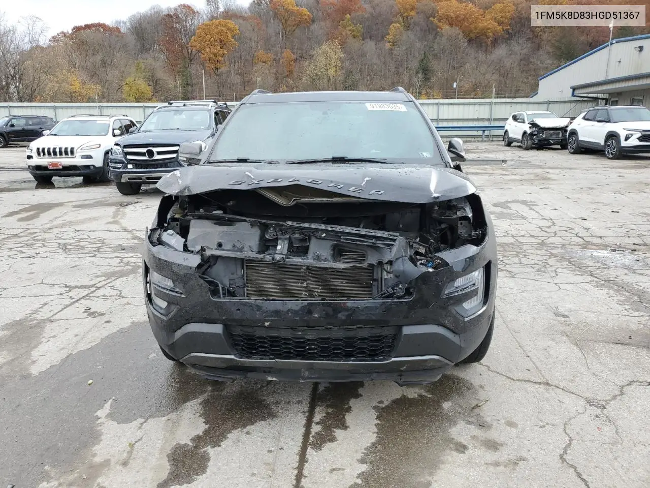 1FM5K8D83HGD51367 2017 Ford Explorer Xlt