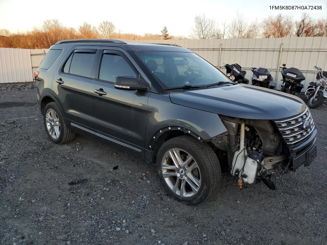 1FM5K8D87HGA72438 2017 Ford Explorer Xlt