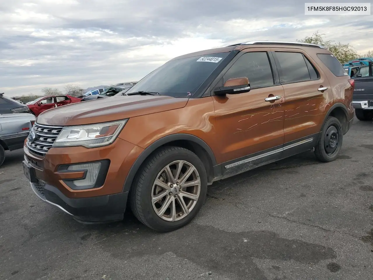 1FM5K8F85HGC92013 2017 Ford Explorer Limited