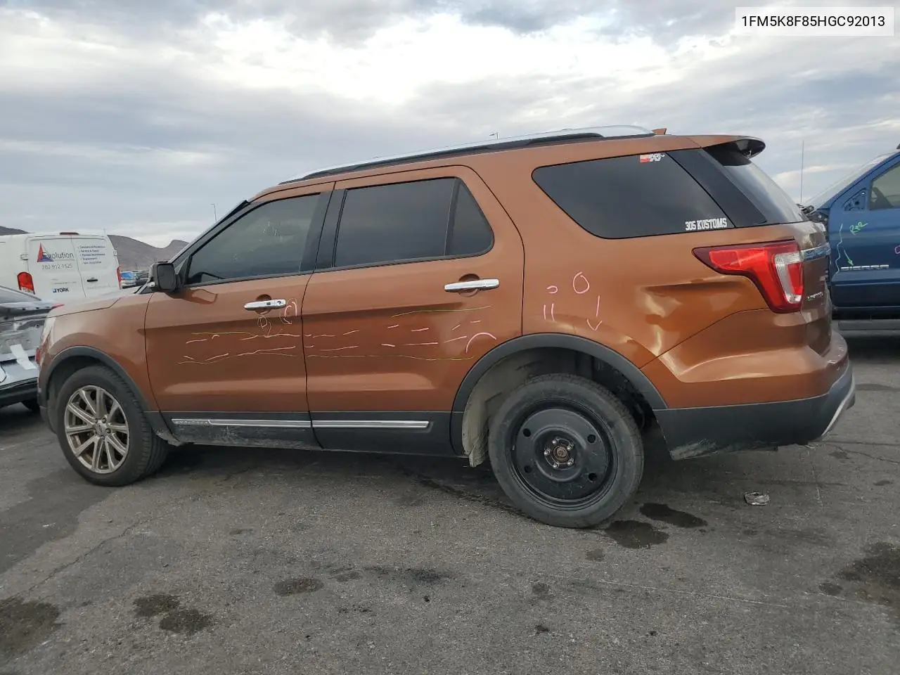 1FM5K8F85HGC92013 2017 Ford Explorer Limited