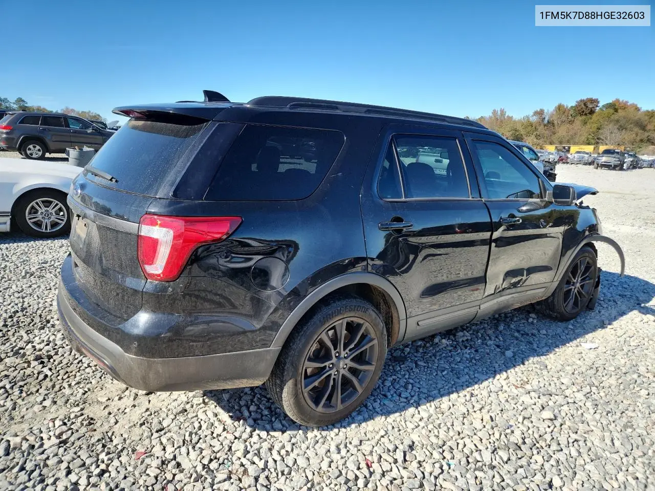 1FM5K7D88HGE32603 2017 Ford Explorer Xlt
