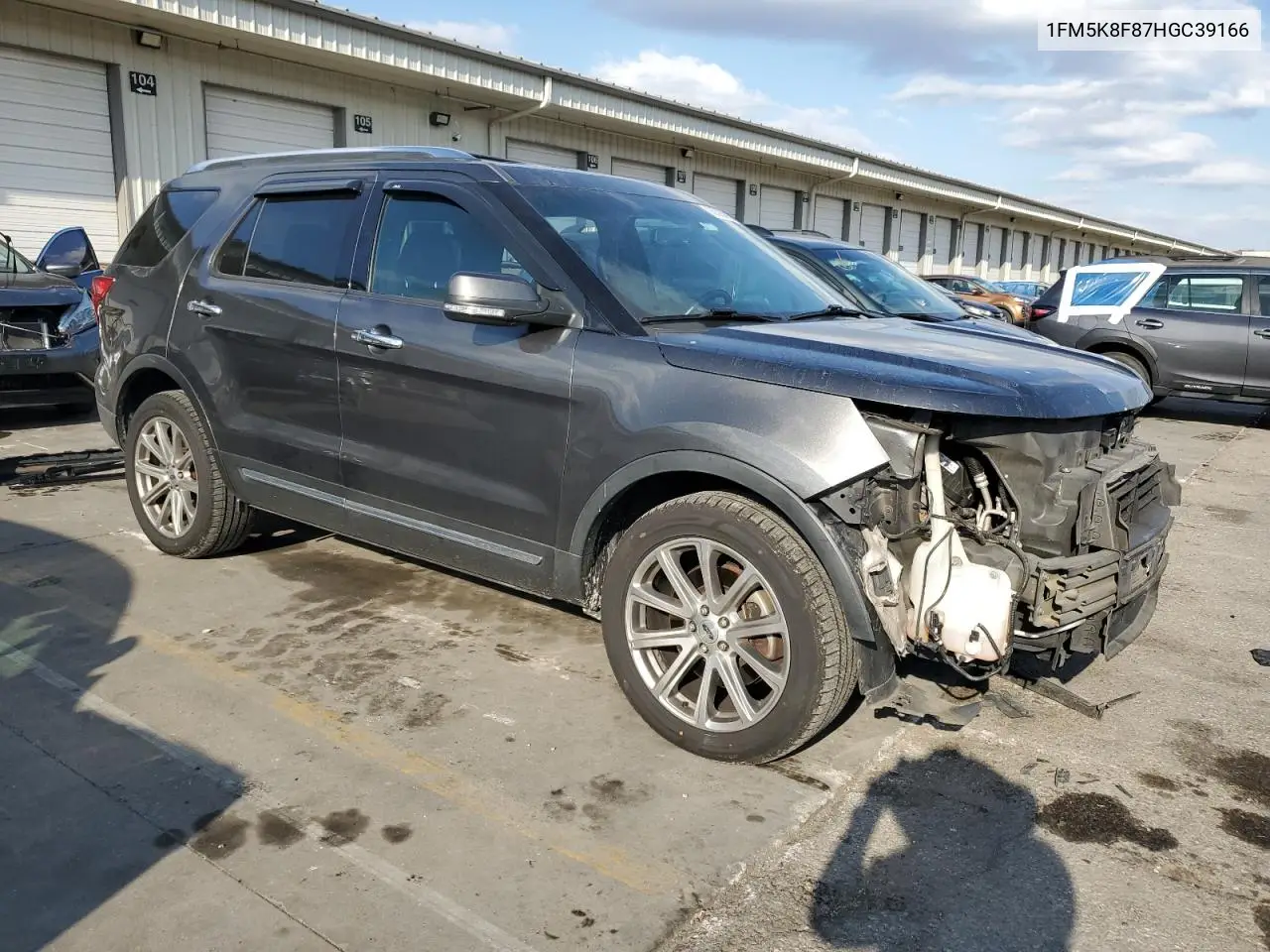 1FM5K8F87HGC39166 2017 Ford Explorer Limited