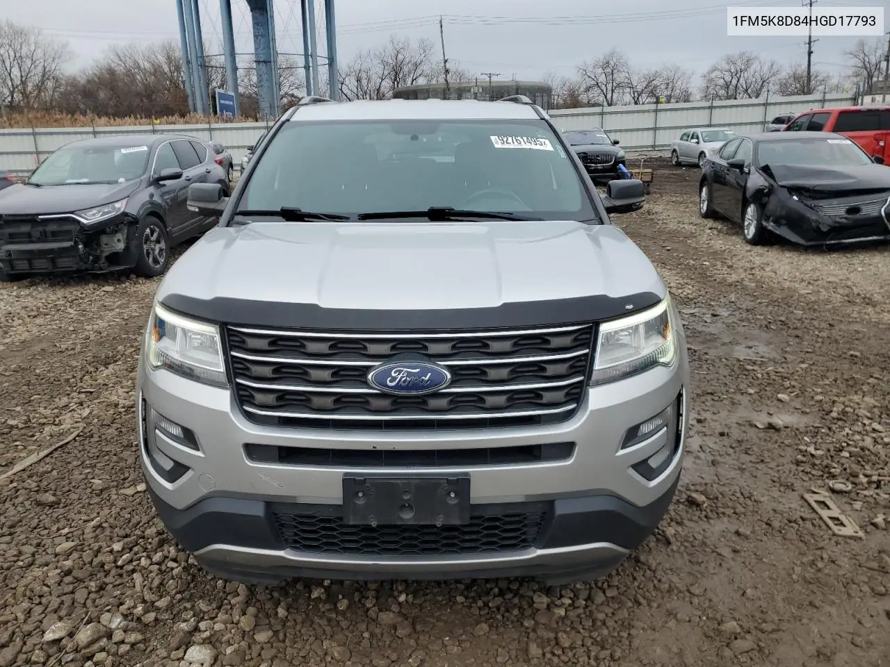 1FM5K8D84HGD17793 2017 Ford Explorer Xlt