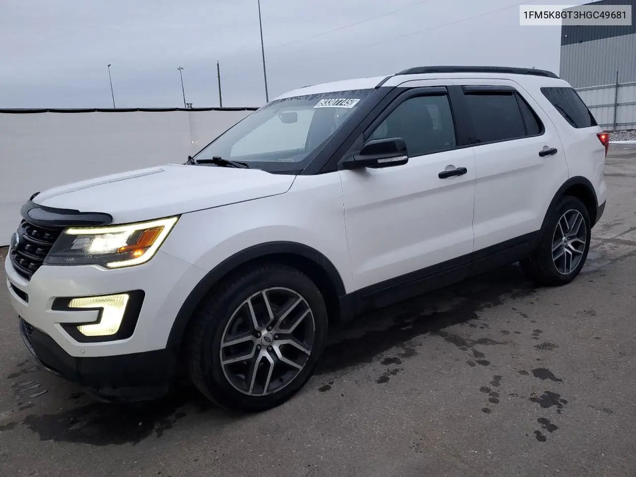 1FM5K8GT3HGC49681 2017 Ford Explorer Sport