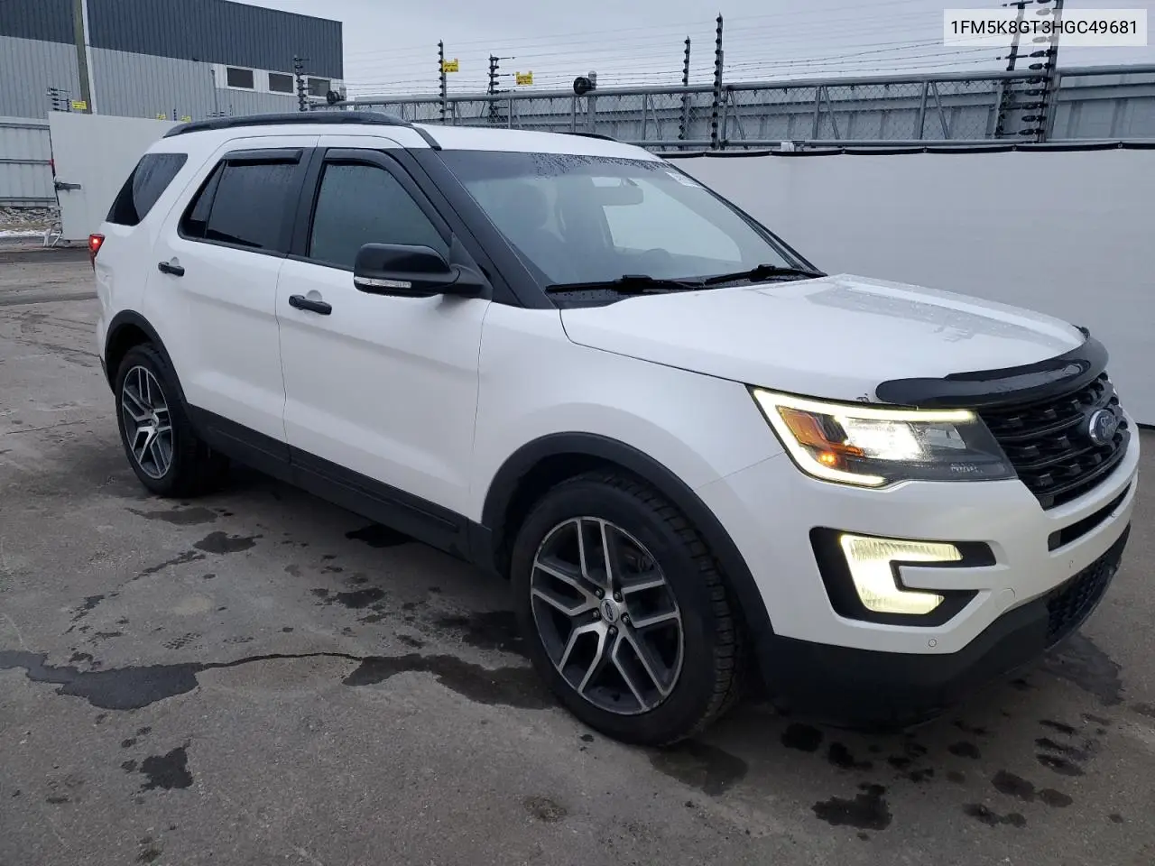 1FM5K8GT3HGC49681 2017 Ford Explorer Sport