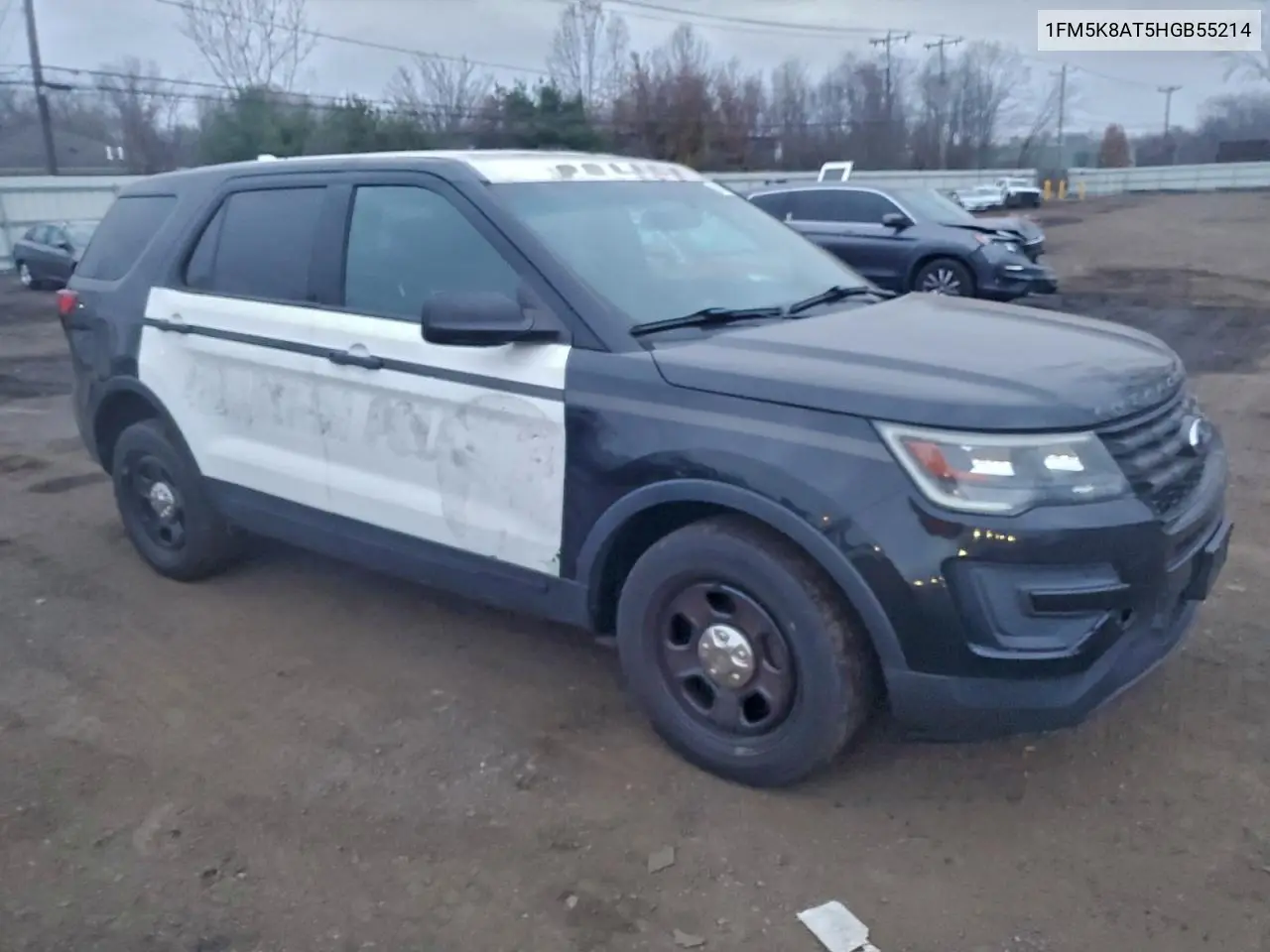 1FM5K8AT5HGB55214 2017 Ford Explorer Police Interceptor