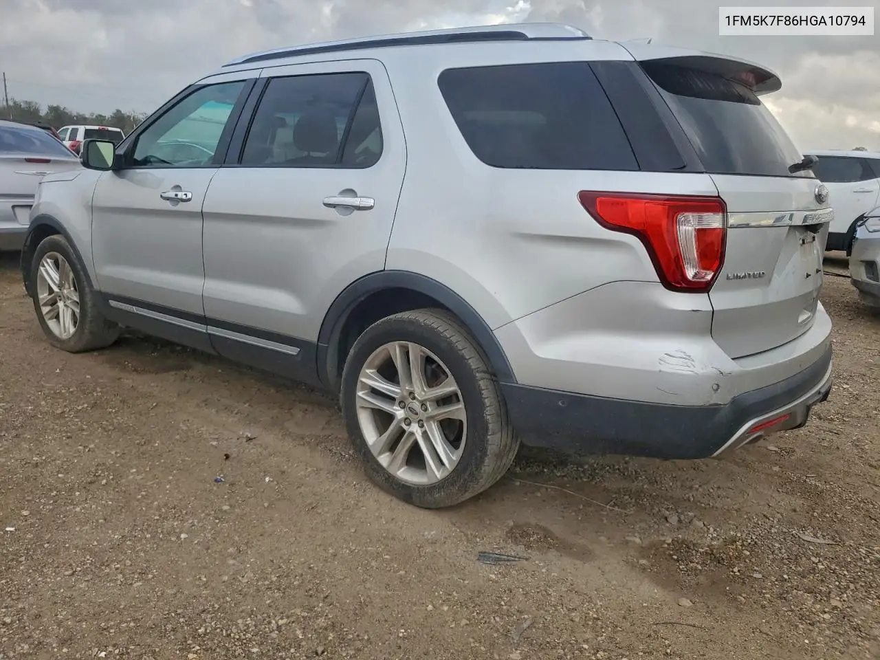 1FM5K7F86HGA10794 2017 Ford Explorer Limited