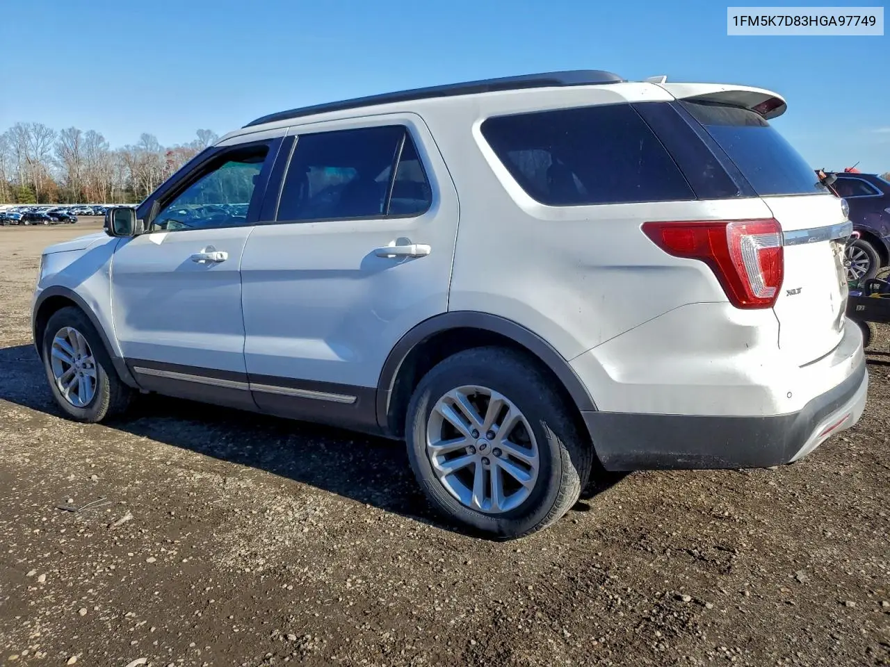 1FM5K7D83HGA97749 2017 Ford Explorer Xlt