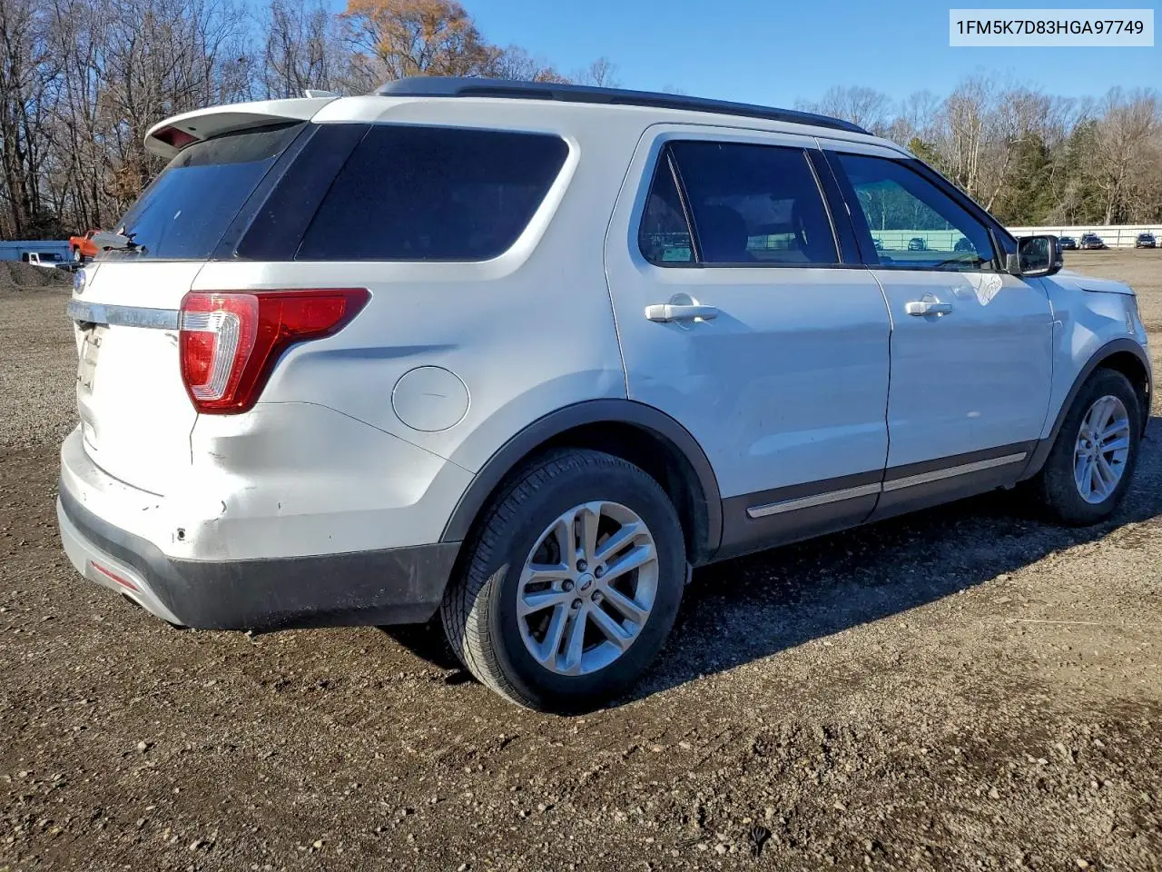 1FM5K7D83HGA97749 2017 Ford Explorer Xlt