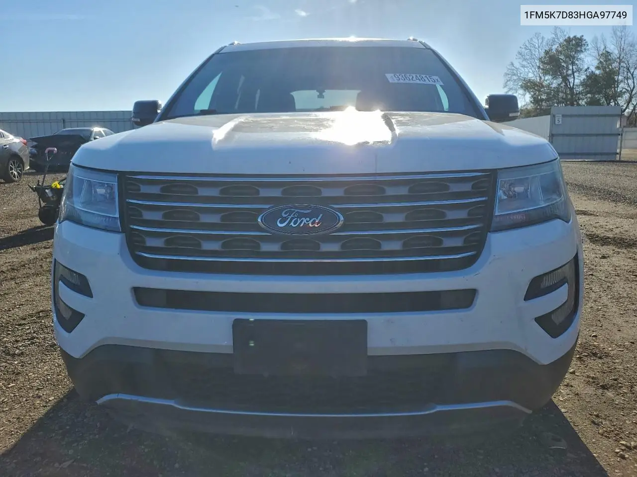 1FM5K7D83HGA97749 2017 Ford Explorer Xlt
