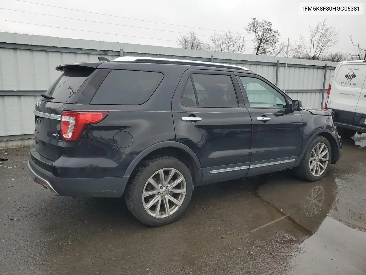 1FM5K8F80HGC06381 2017 Ford Explorer Limited