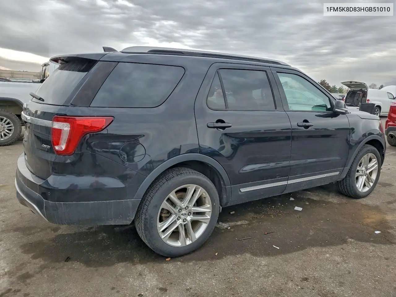 1FM5K8D83HGB51010 2017 Ford Explorer Xlt