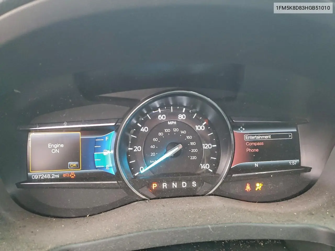 1FM5K8D83HGB51010 2017 Ford Explorer Xlt