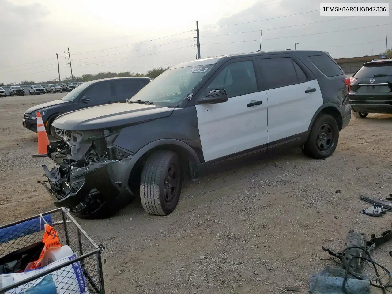 1FM5K8AR6HGB47336 2017 Ford Explorer Police Interceptor