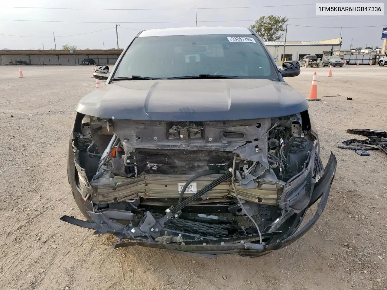 1FM5K8AR6HGB47336 2017 Ford Explorer Police Interceptor