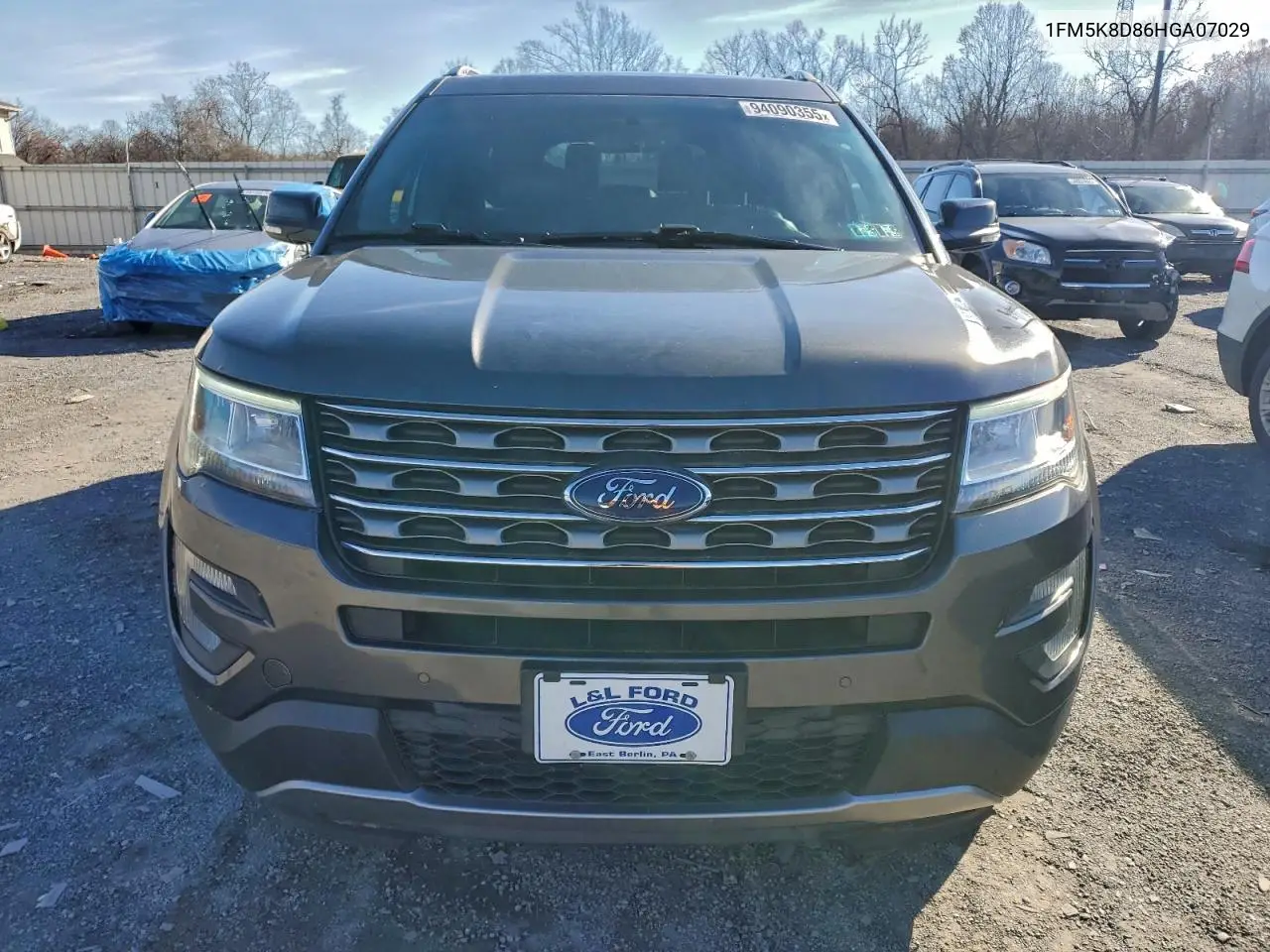 1FM5K8D86HGA07029 2017 Ford Explorer Xlt