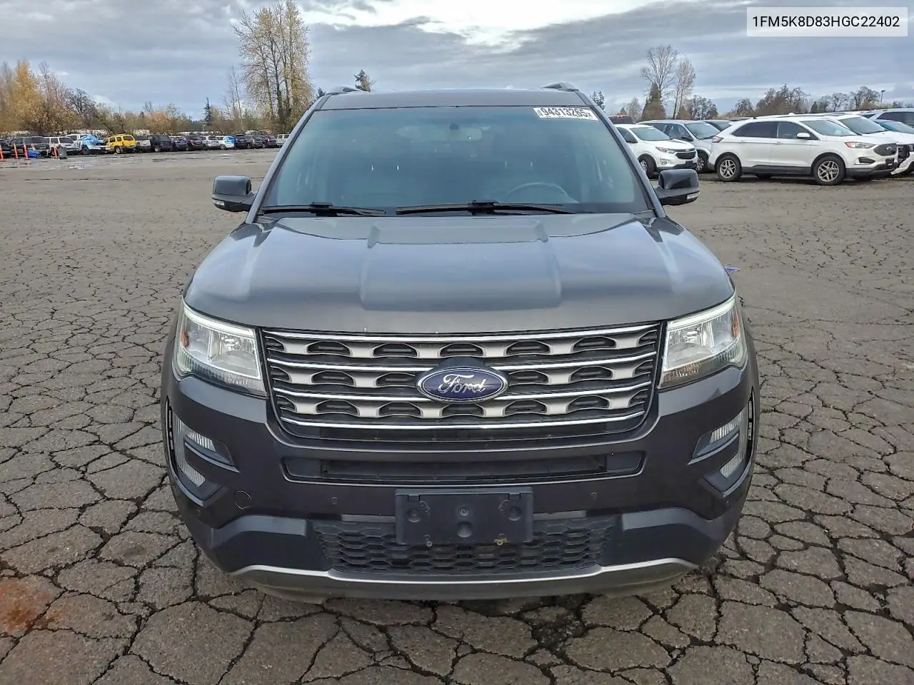 1FM5K8D83HGC22402 2017 Ford Explorer Xlt