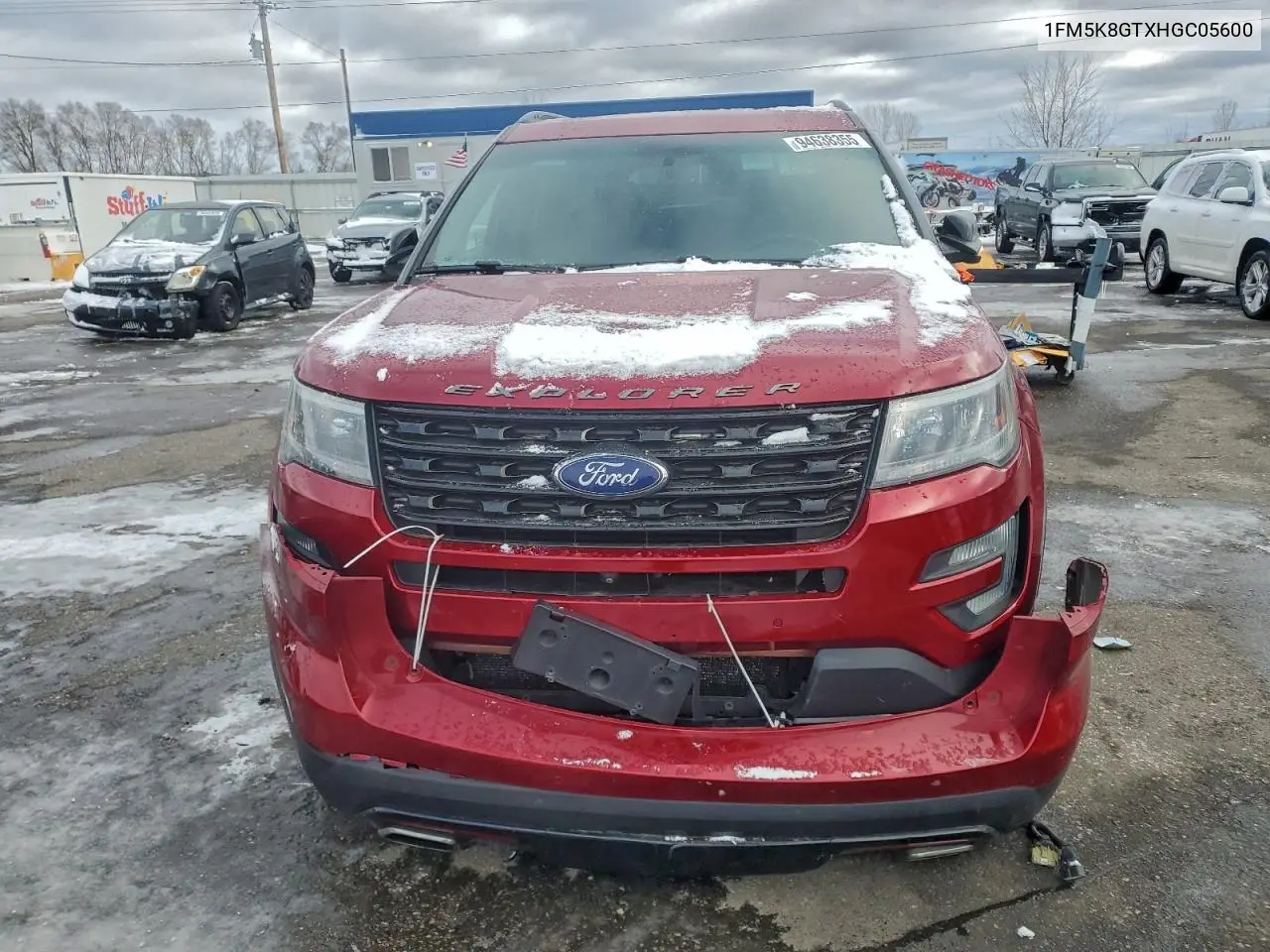 1FM5K8GTXHGC05600 2017 Ford Explorer Sport