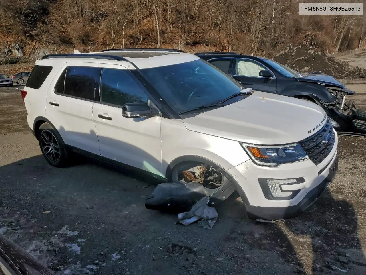 1FM5K8GT3HGB26513 2017 Ford Explorer Sport