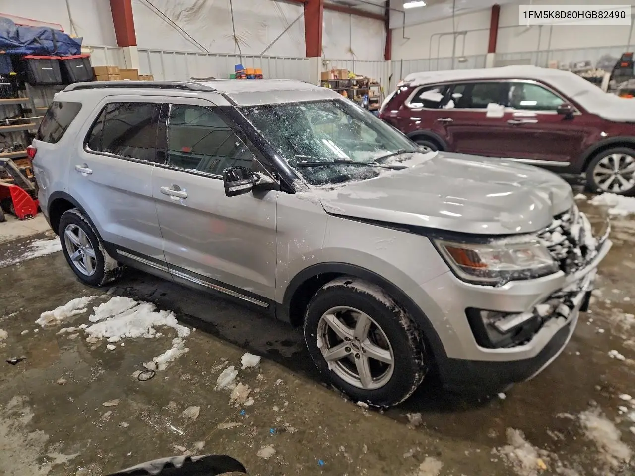 1FM5K8D80HGB82490 2017 Ford Explorer Xlt