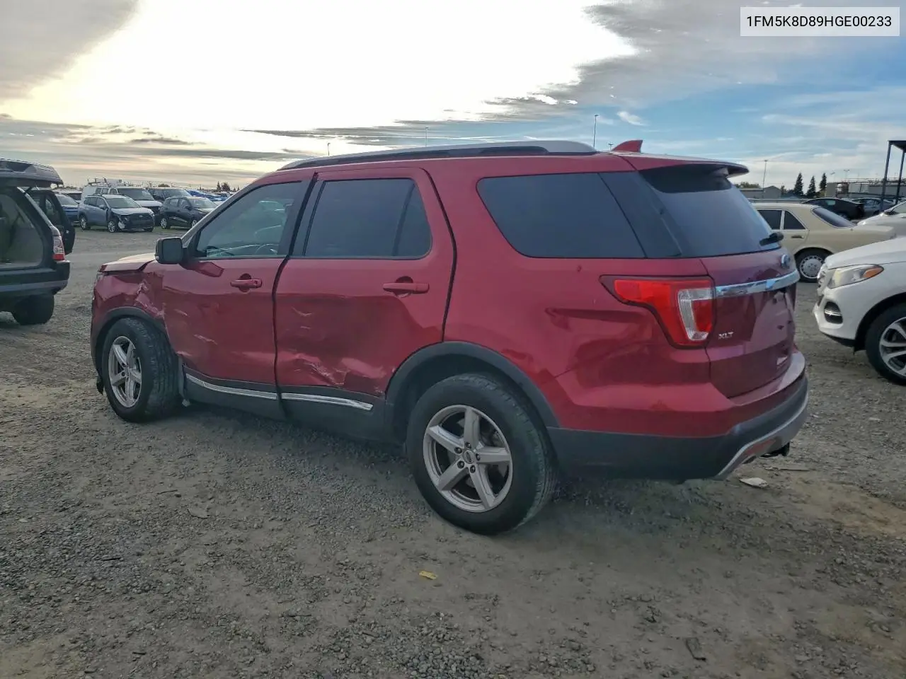 1FM5K8D89HGE00233 2017 Ford Explorer Xlt