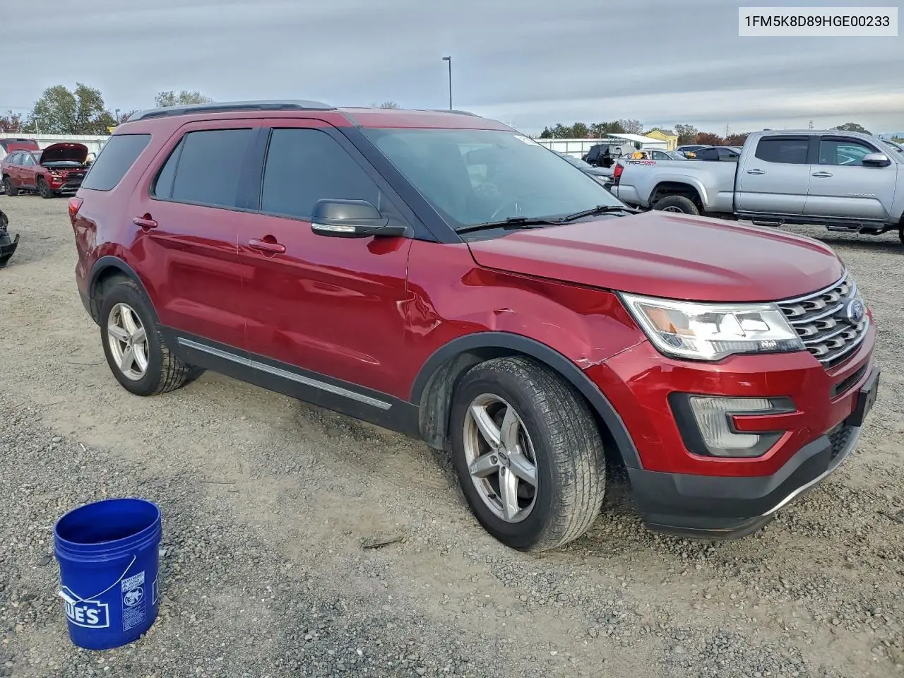 1FM5K8D89HGE00233 2017 Ford Explorer Xlt