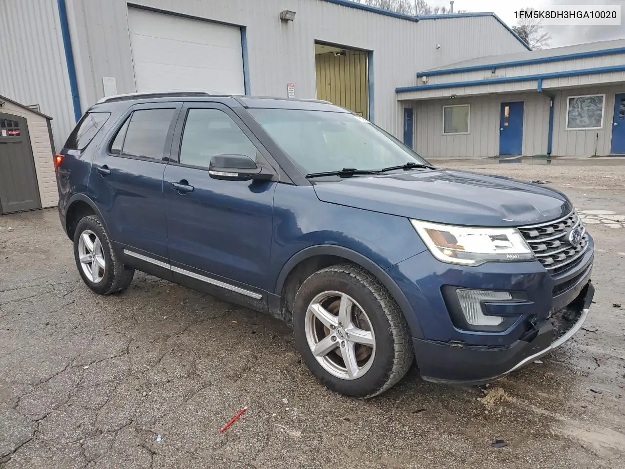 1FM5K8DH3HGA10020 2017 Ford Explorer Xlt