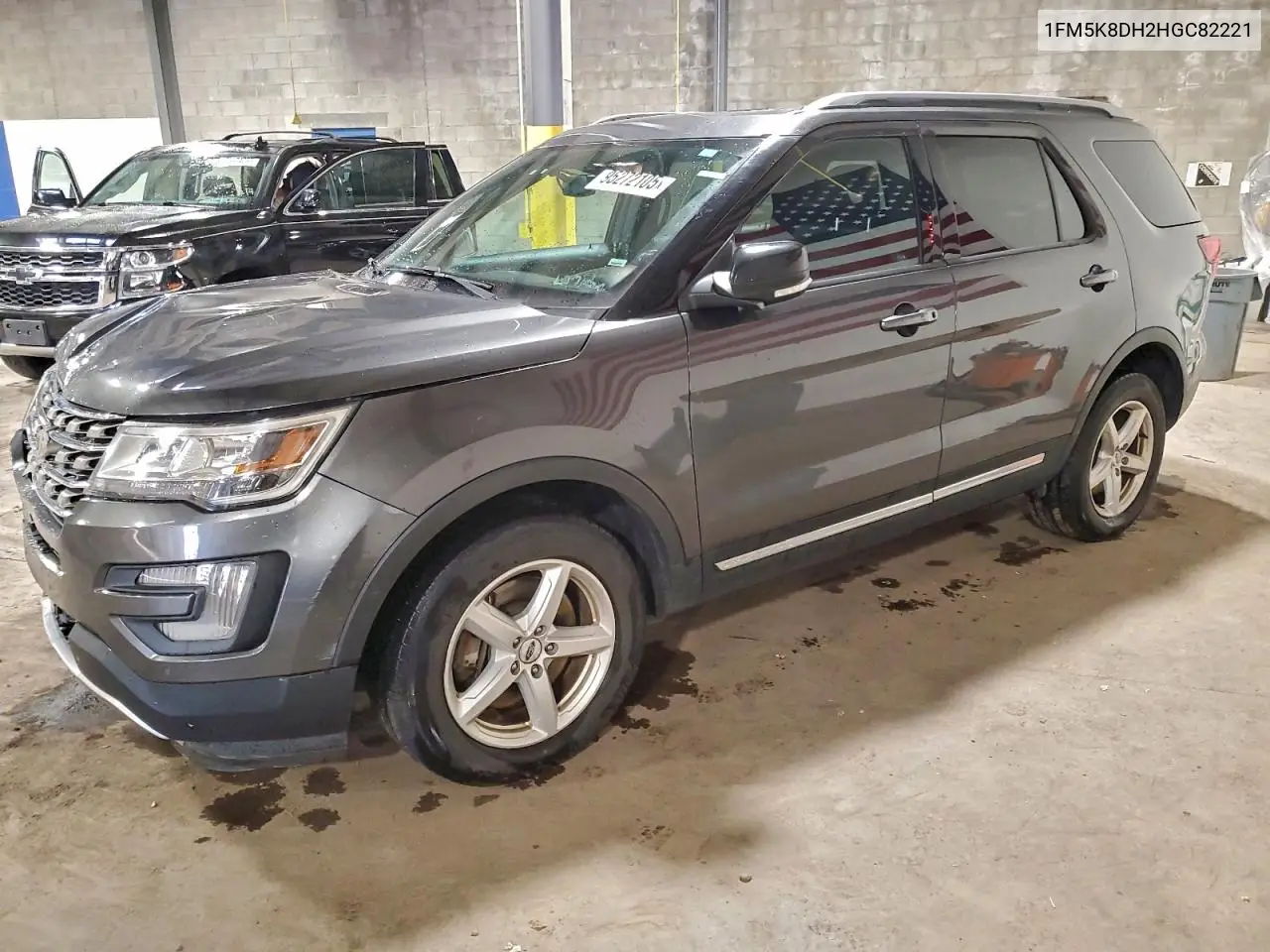1FM5K8DH2HGC82221 2017 Ford Explorer Xlt