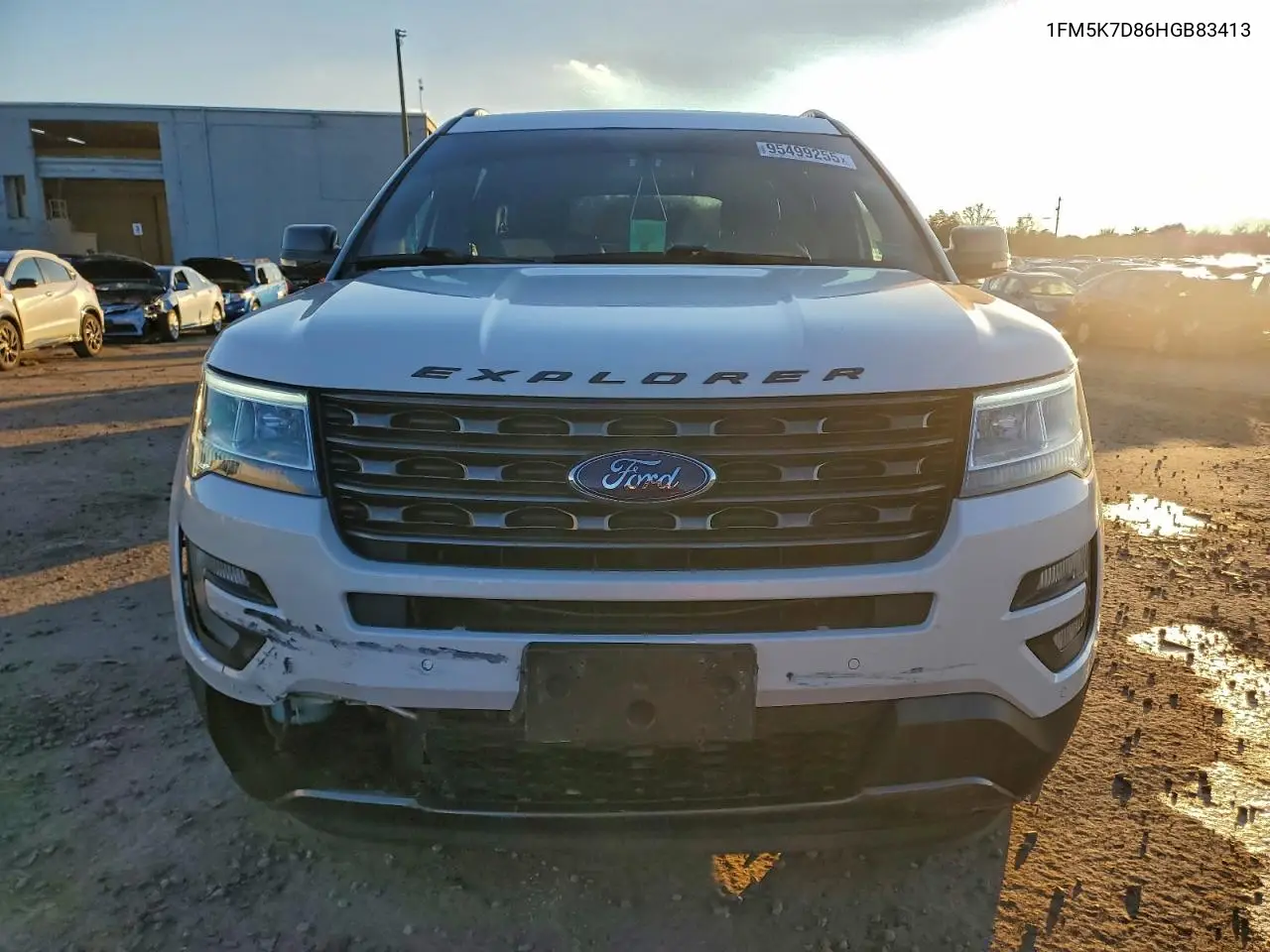 1FM5K7D86HGB83413 2017 Ford Explorer Xlt