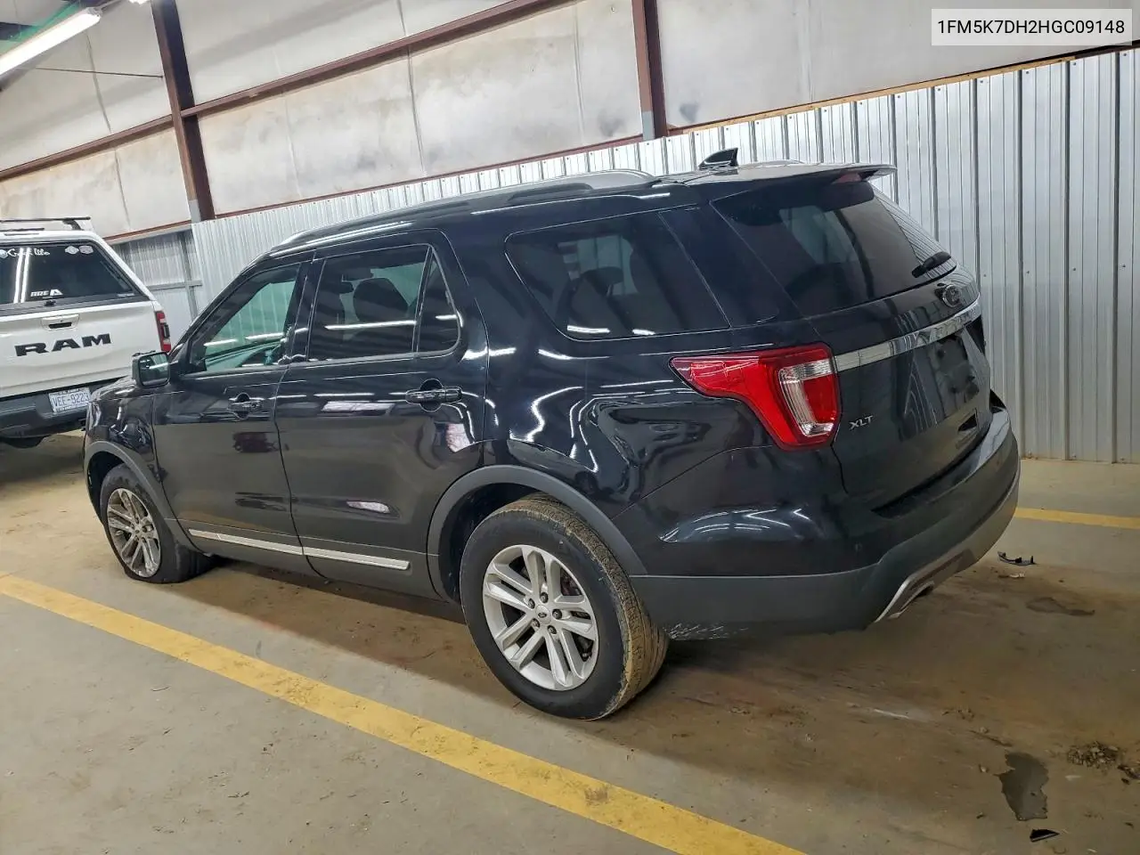 1FM5K7DH2HGC09148 2017 Ford Explorer Xlt