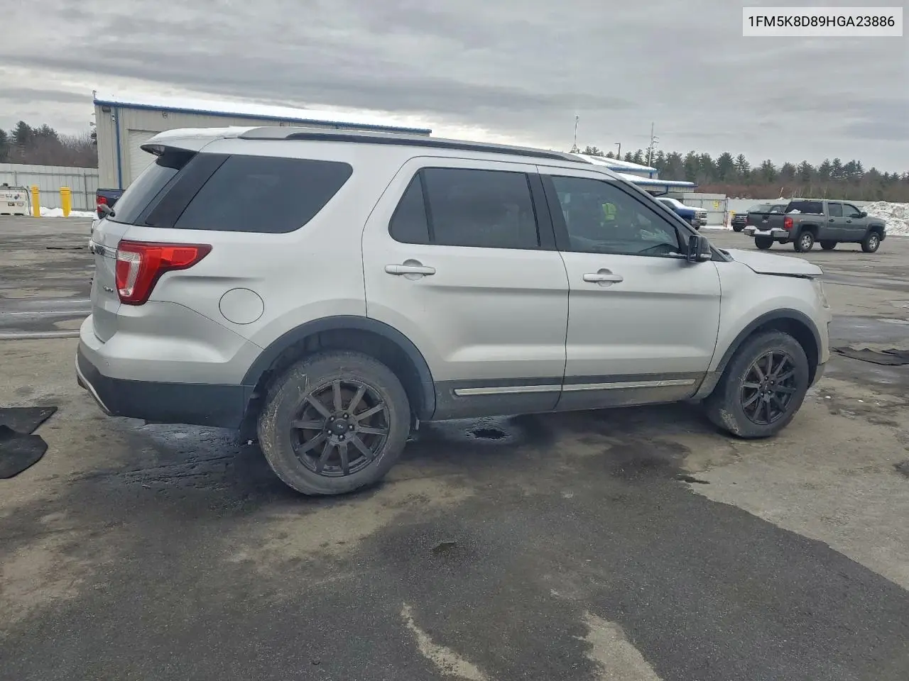 1FM5K8D89HGA23886 2017 Ford Explorer Xlt