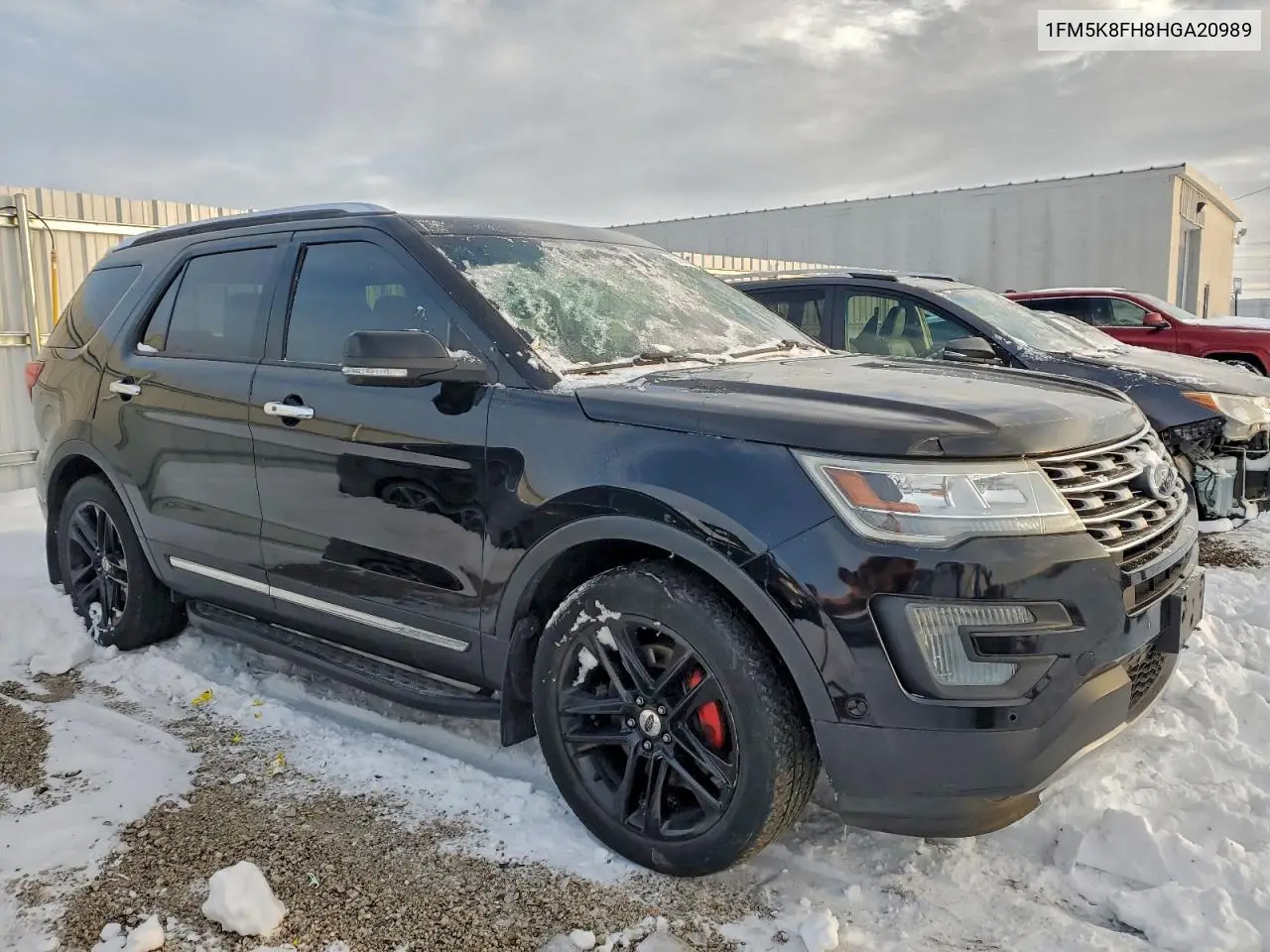 1FM5K8FH8HGA20989 2017 Ford Explorer Limited