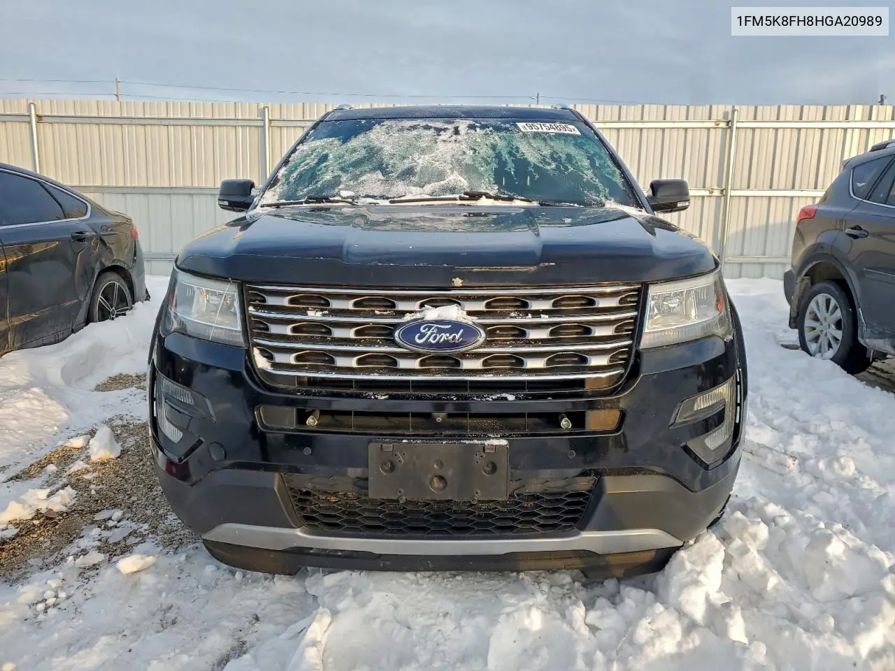 1FM5K8FH8HGA20989 2017 Ford Explorer Limited