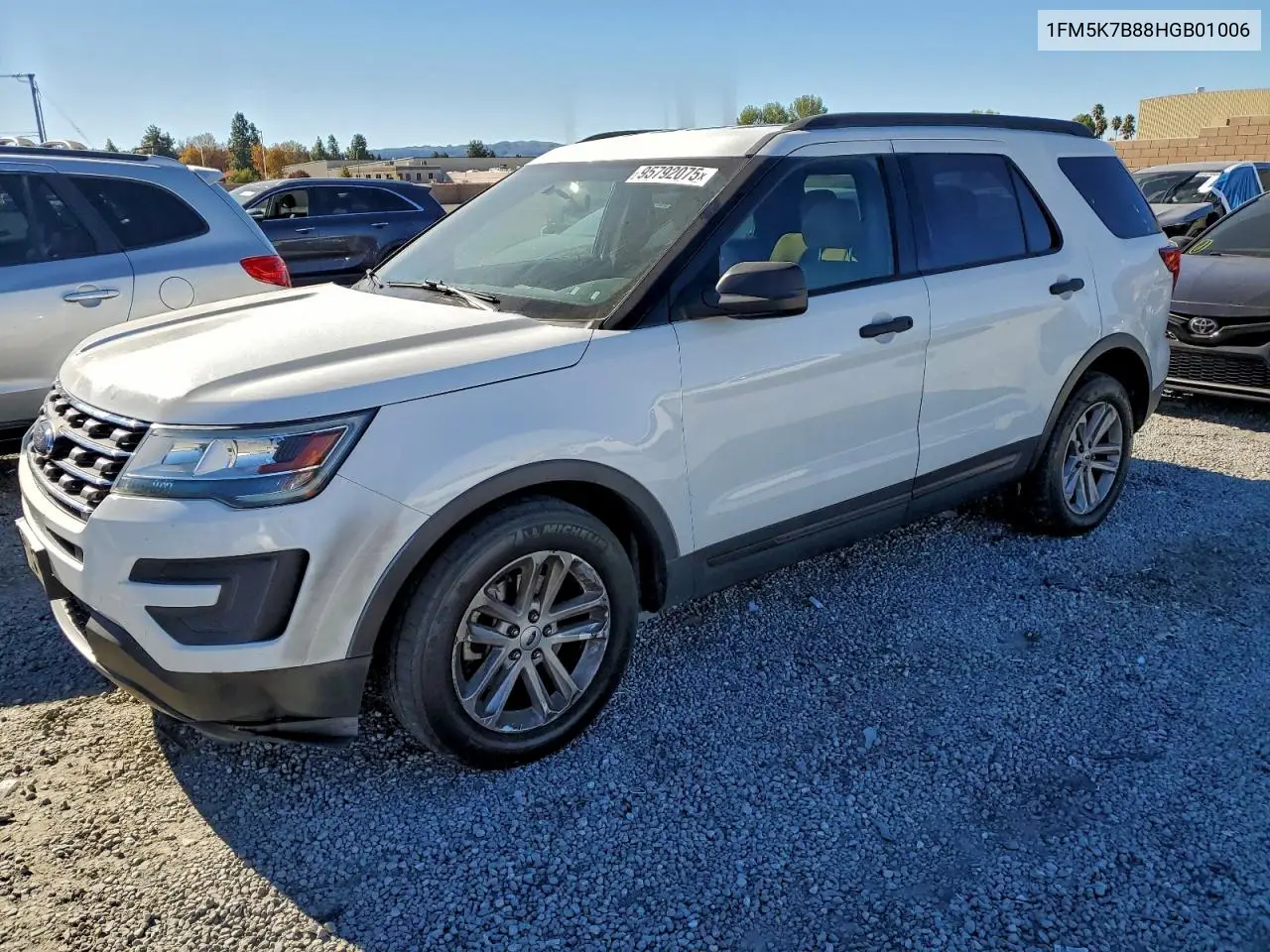 1FM5K7B88HGB01006 2017 Ford Explorer