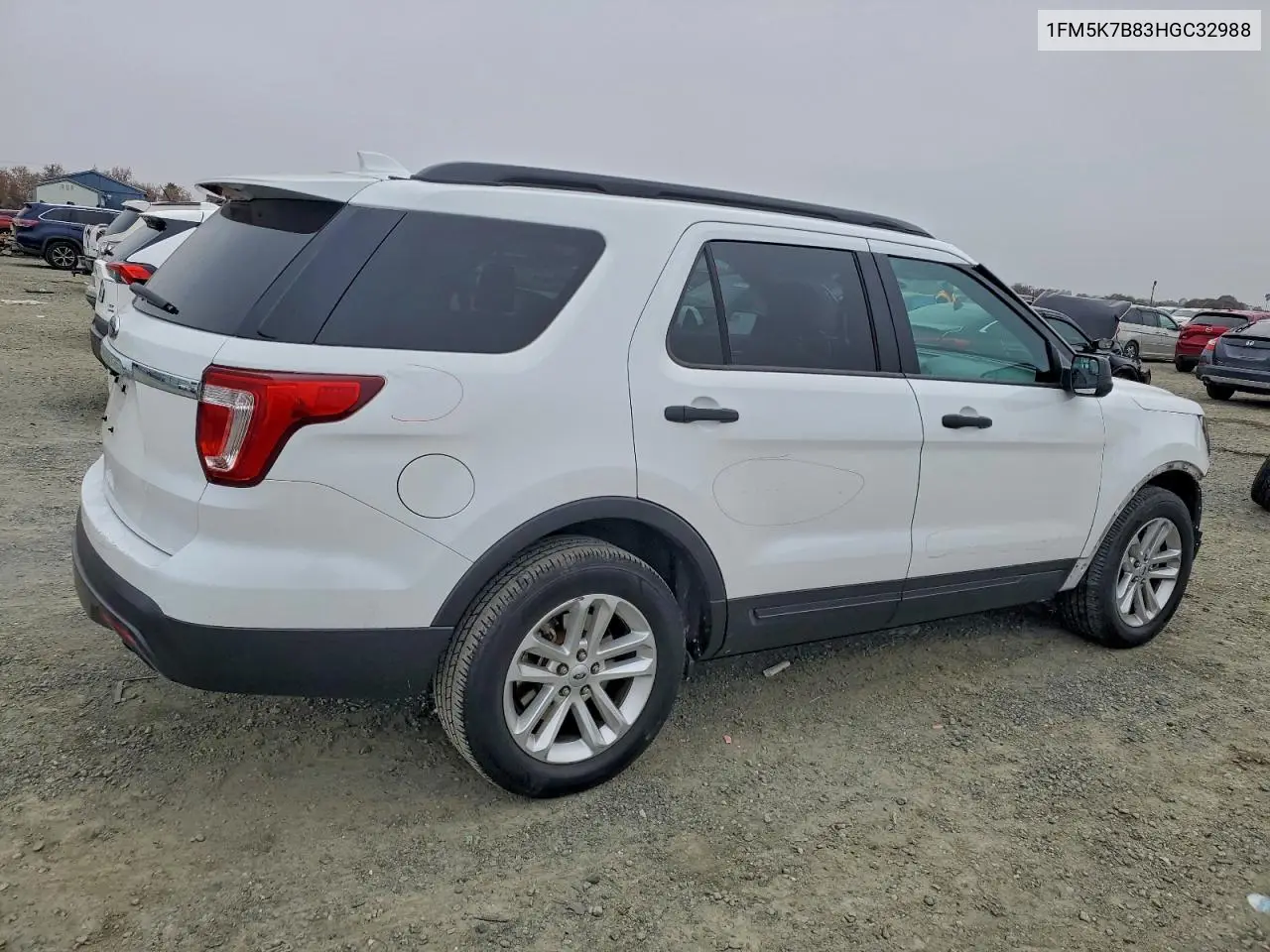 1FM5K7B83HGC32988 2017 Ford Explorer